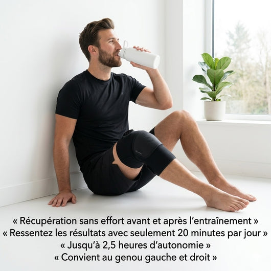 Genouillère Massante Chauffante 3 en 1