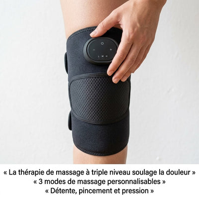 Genouillère Massante Chauffante 3 en 1